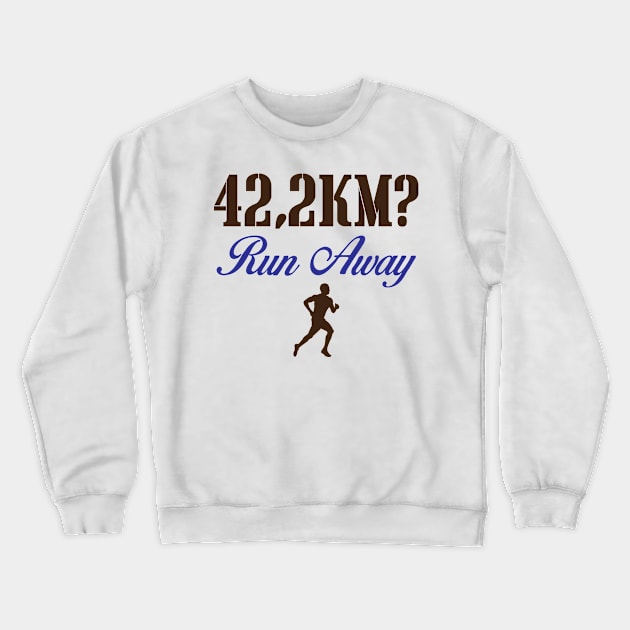 Running Marathon Crewneck Sweatshirt by CRE4TIX